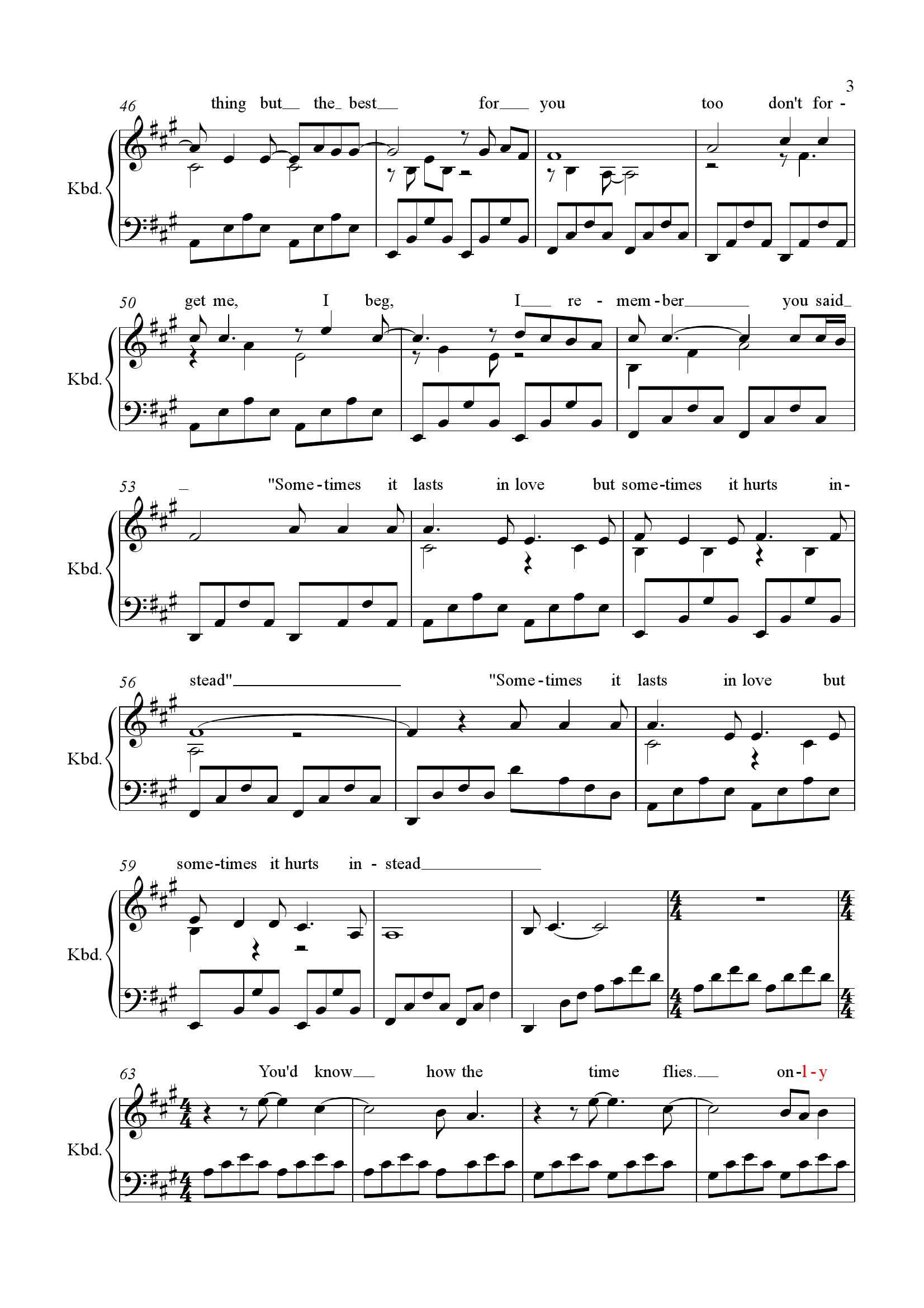 Adele Someone like you3 - نت آهنگ Someone like you از Adele