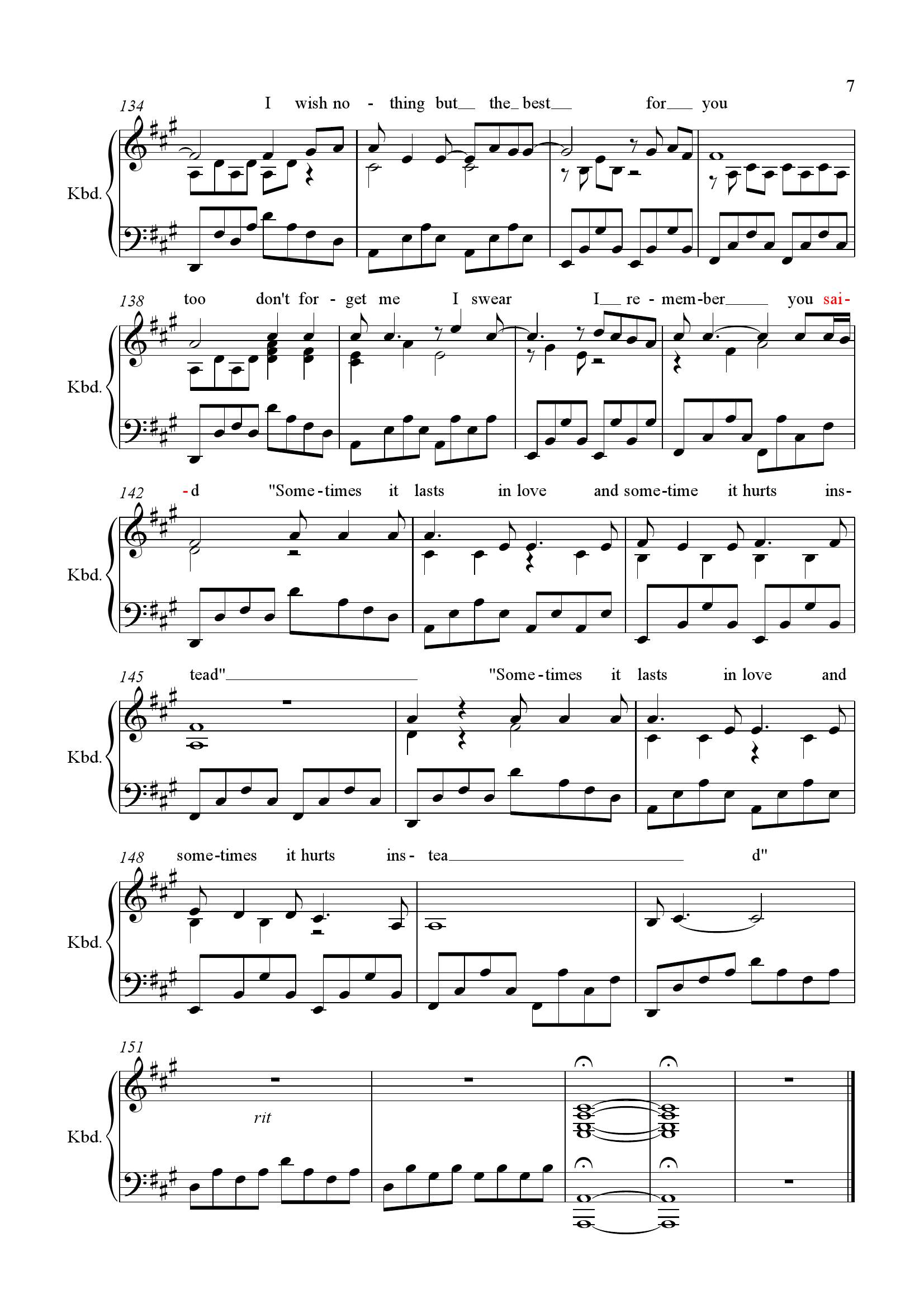 Adele Someone like you7 - نت آهنگ Someone like you از Adele