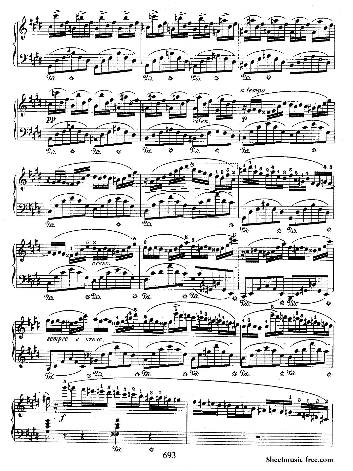 Chopin Fantaisie Impromptu2 - نت آهنگ Fantaisie Impromptu از Chopin