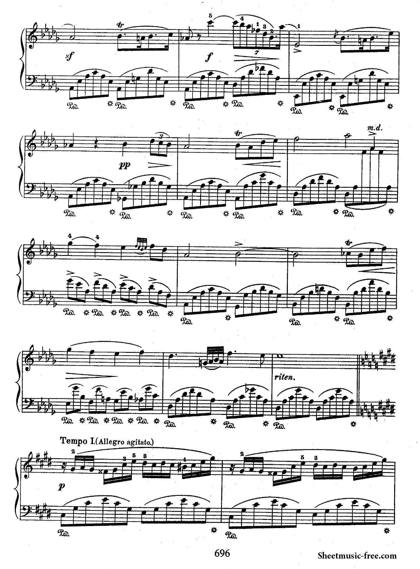 Chopin Fantaisie Impromptu5 - نت آهنگ Fantaisie Impromptu از Chopin