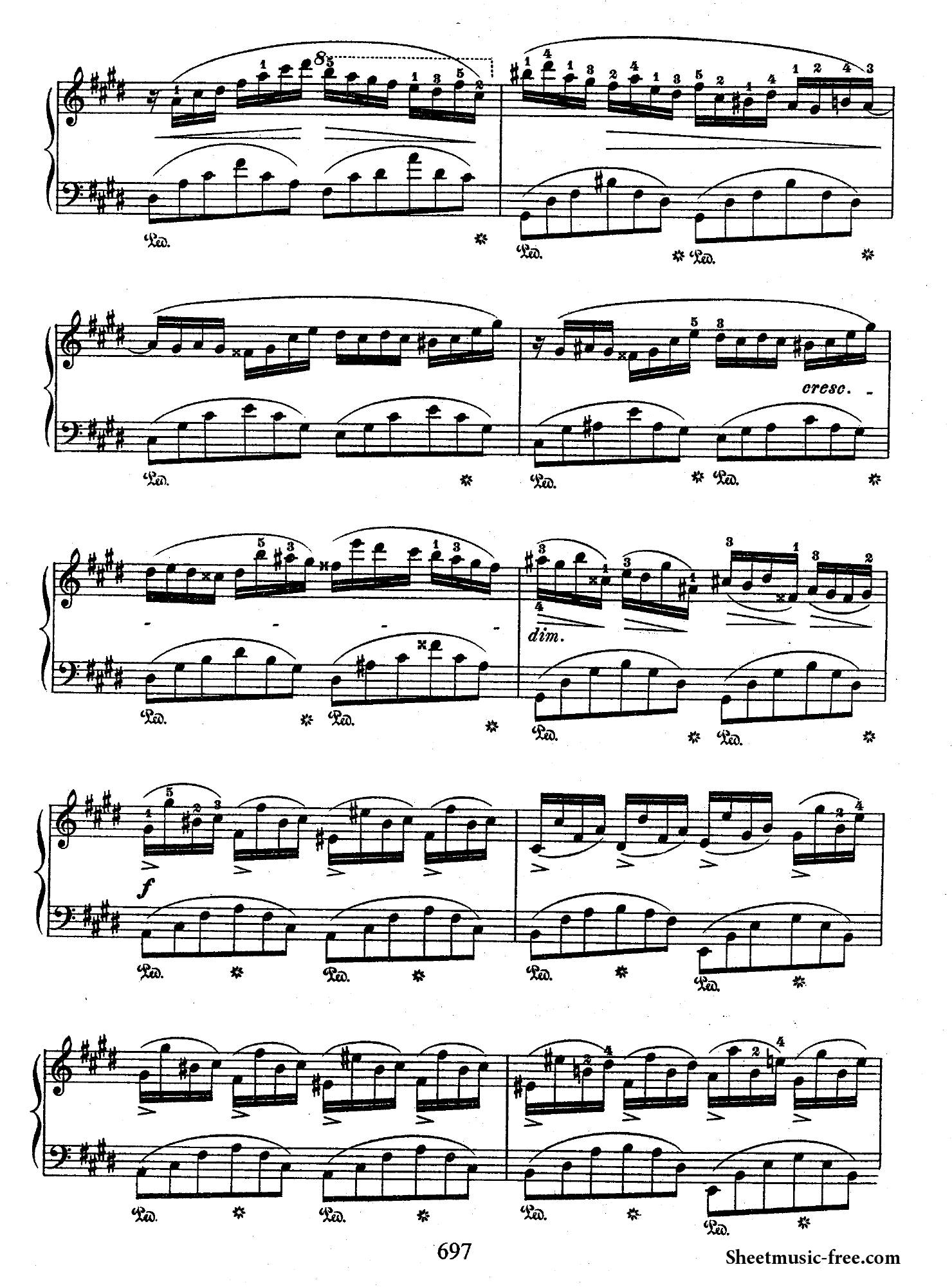 Chopin Fantaisie Impromptu6 - نت آهنگ Fantaisie Impromptu از Chopin