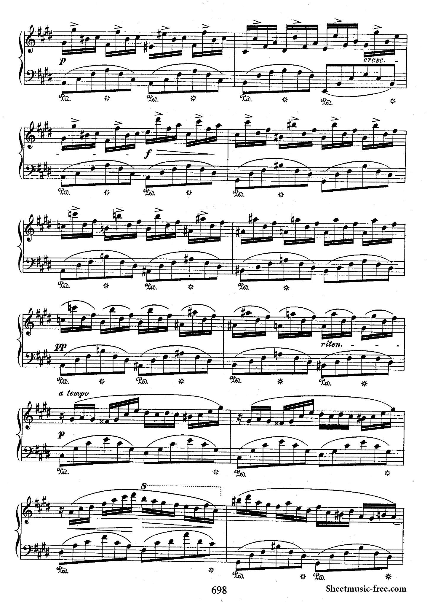 Chopin Fantaisie Impromptu7 - نت آهنگ Fantaisie Impromptu از Chopin