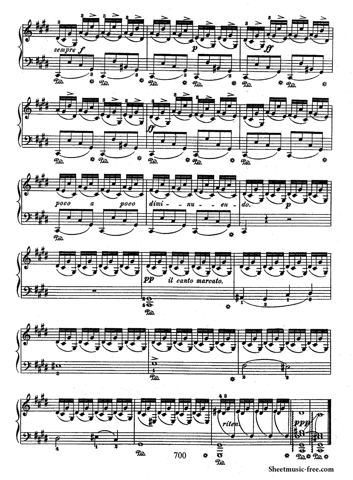 Chopin Fantaisie Impromptu9 - نت آهنگ Fantaisie Impromptu از Chopin