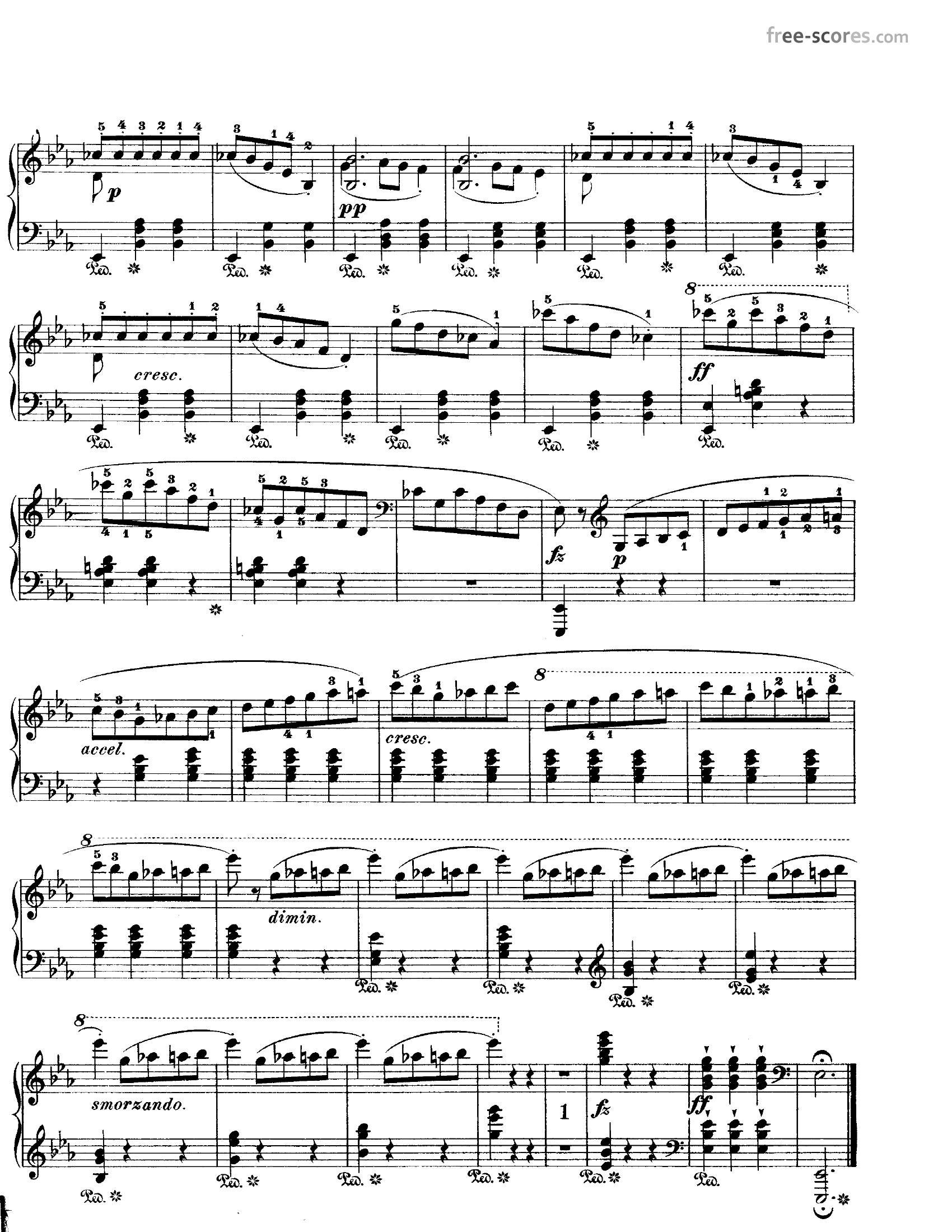 Chopin Opus 189 - نت آهنگ Opus 18 از Chopin