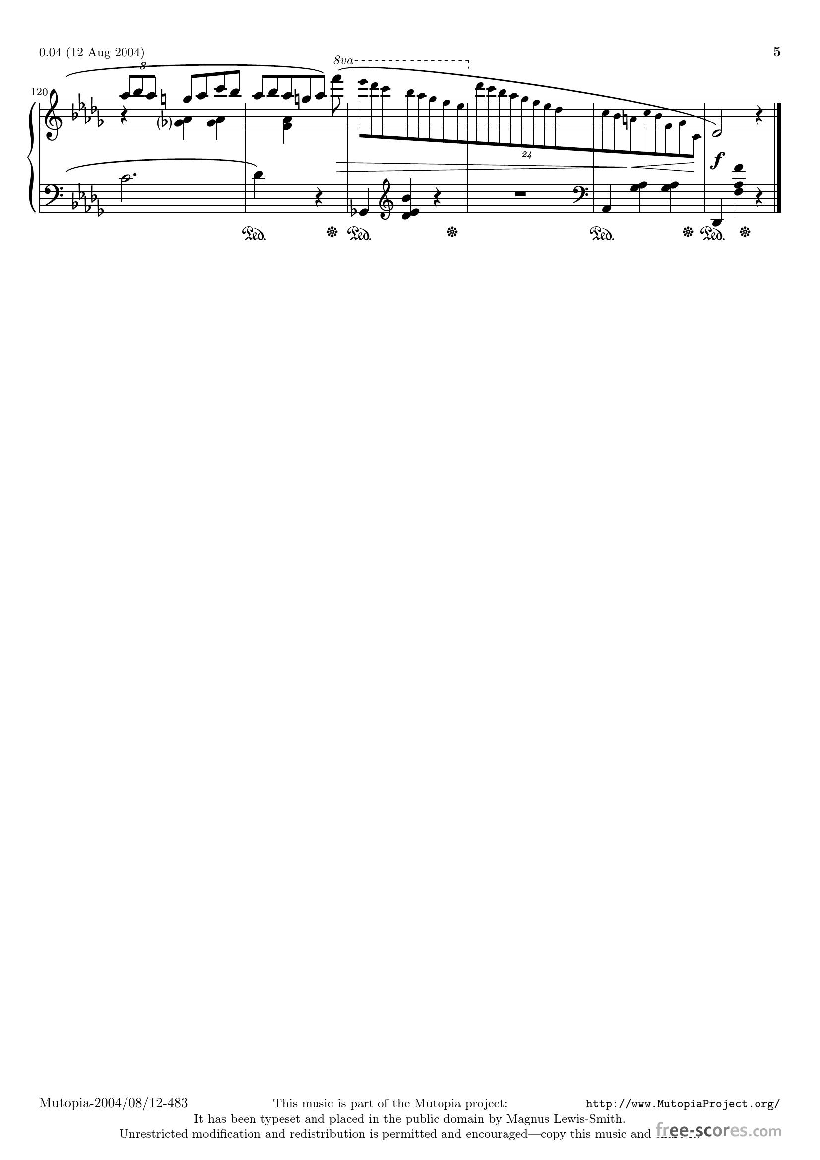 Chopin Opus 64 no 15 - نت آهنگ Opus 64 no 1 از Chopin