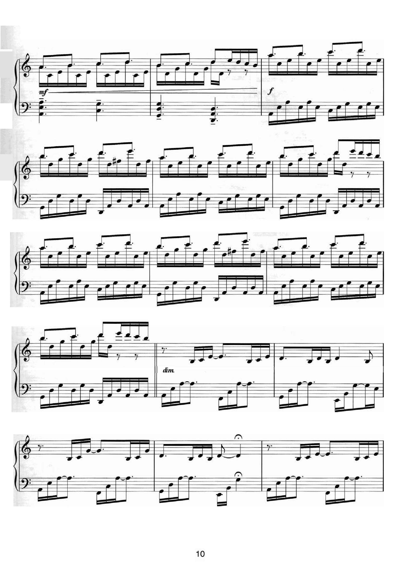 Einaudi Divenire5 - نت آهنگ Divenire از Einaudi