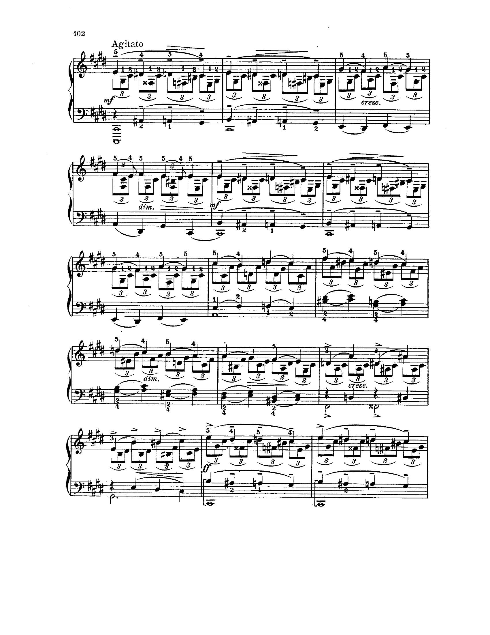 Rachmaninoff prelude c minor2 - نت آهنگ prelude c minor از Rachmaninoff