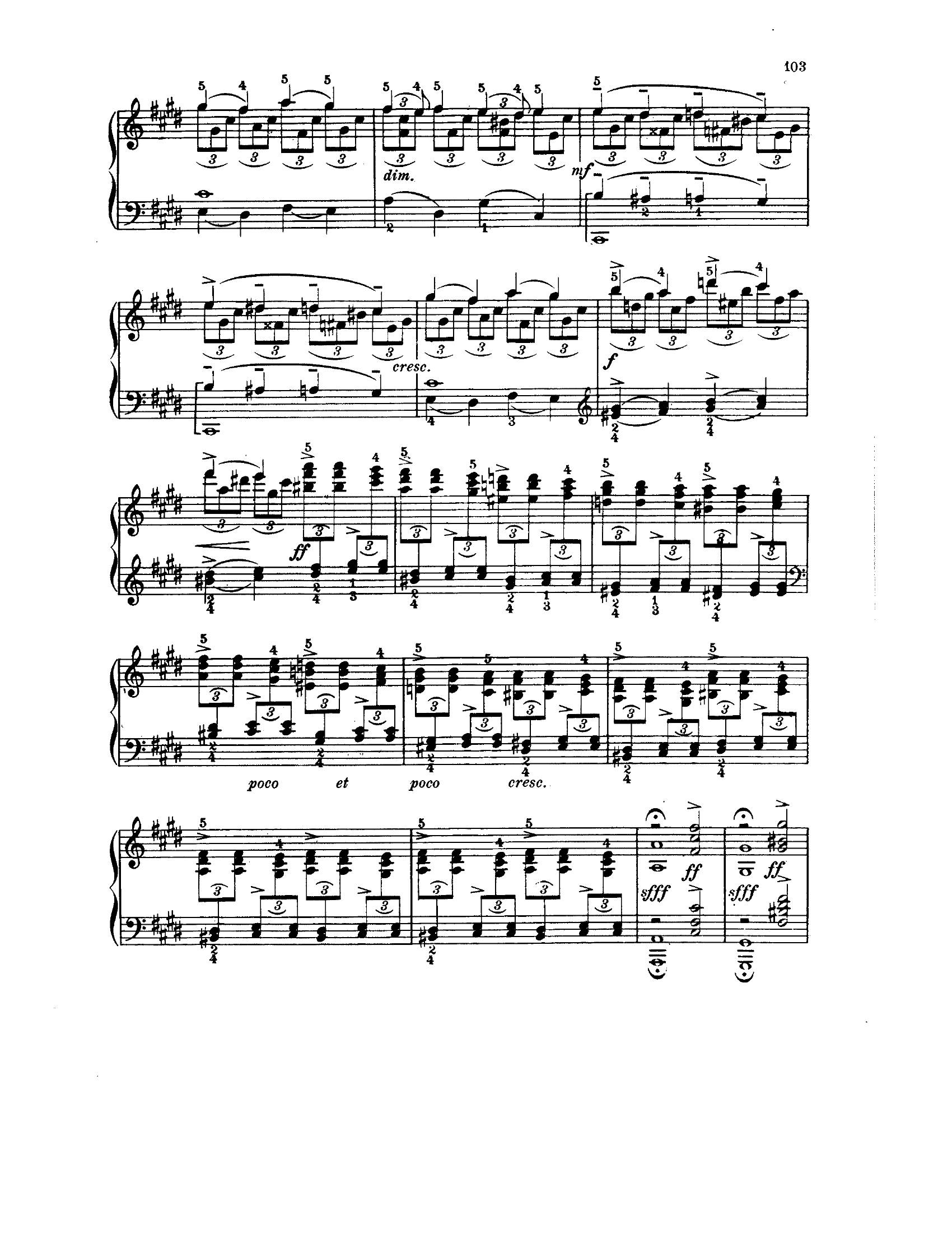 Rachmaninoff prelude c minor3 - نت آهنگ prelude c minor از Rachmaninoff