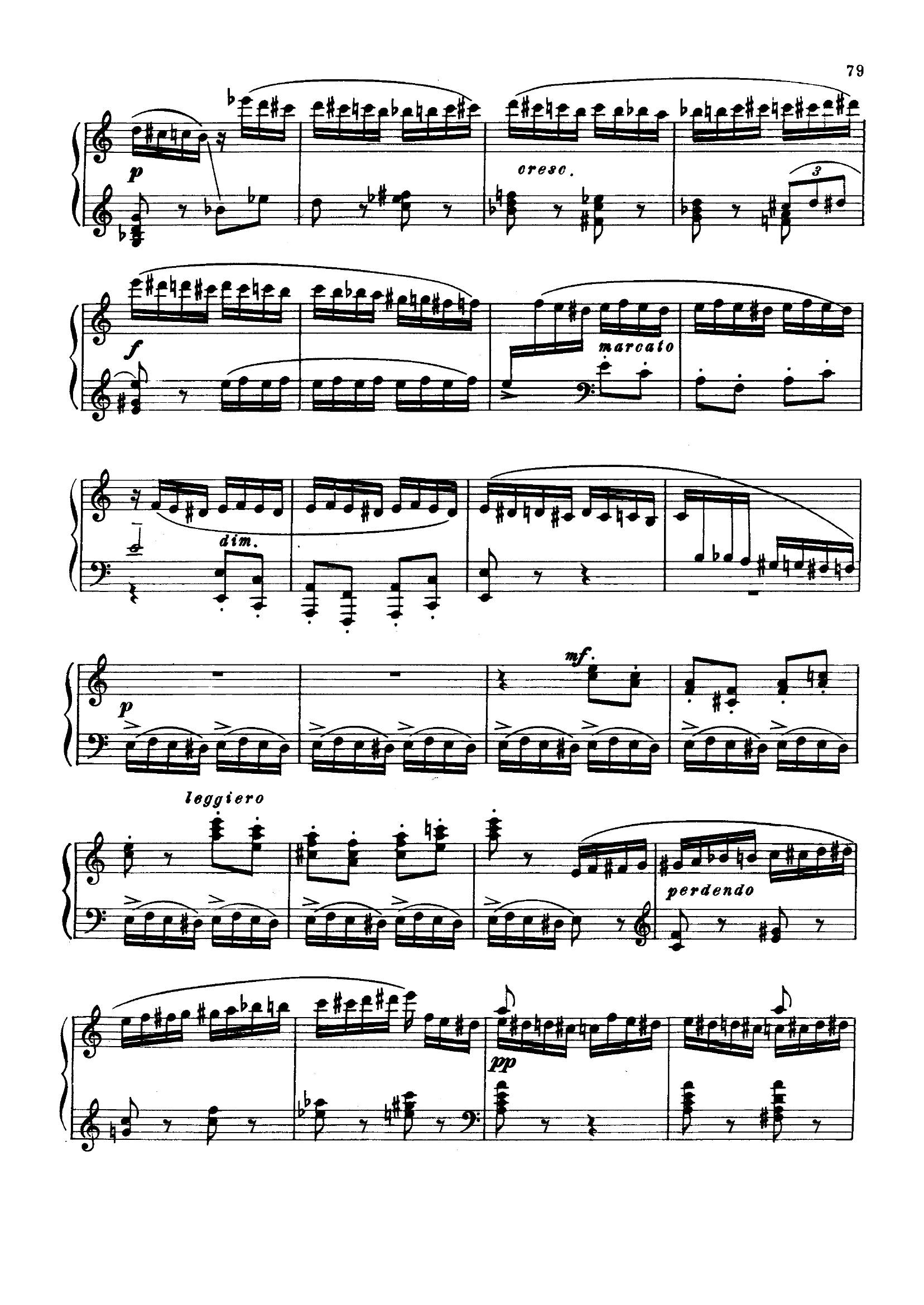 Rimsky Flight of bumblebee3 - نت آهنگ Flight of bumblebee از Rimsky