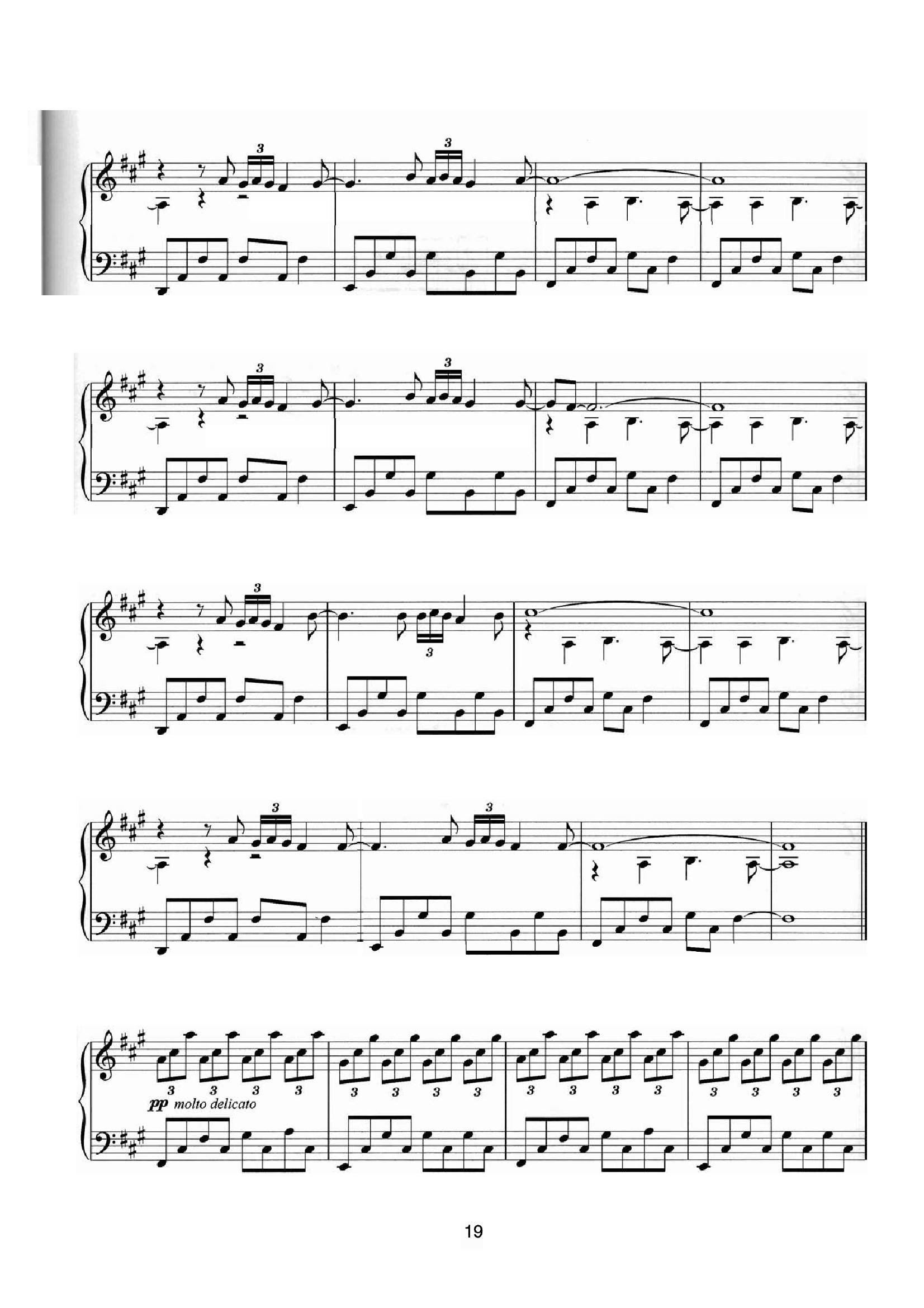 Einaudi Monday4 - نت آهنگ Monday از Einaudi