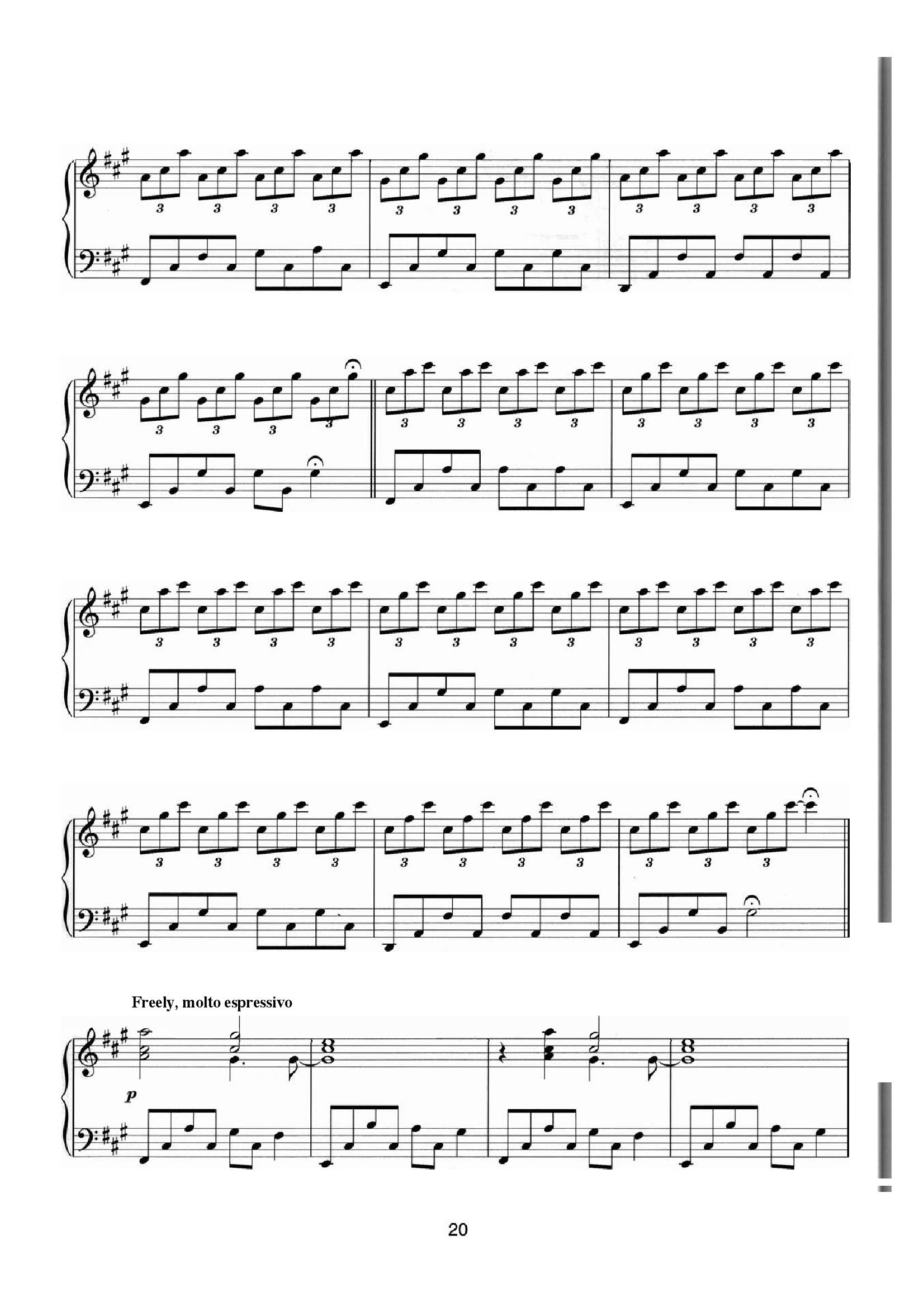 Einaudi Monday5 - نت آهنگ Monday از Einaudi