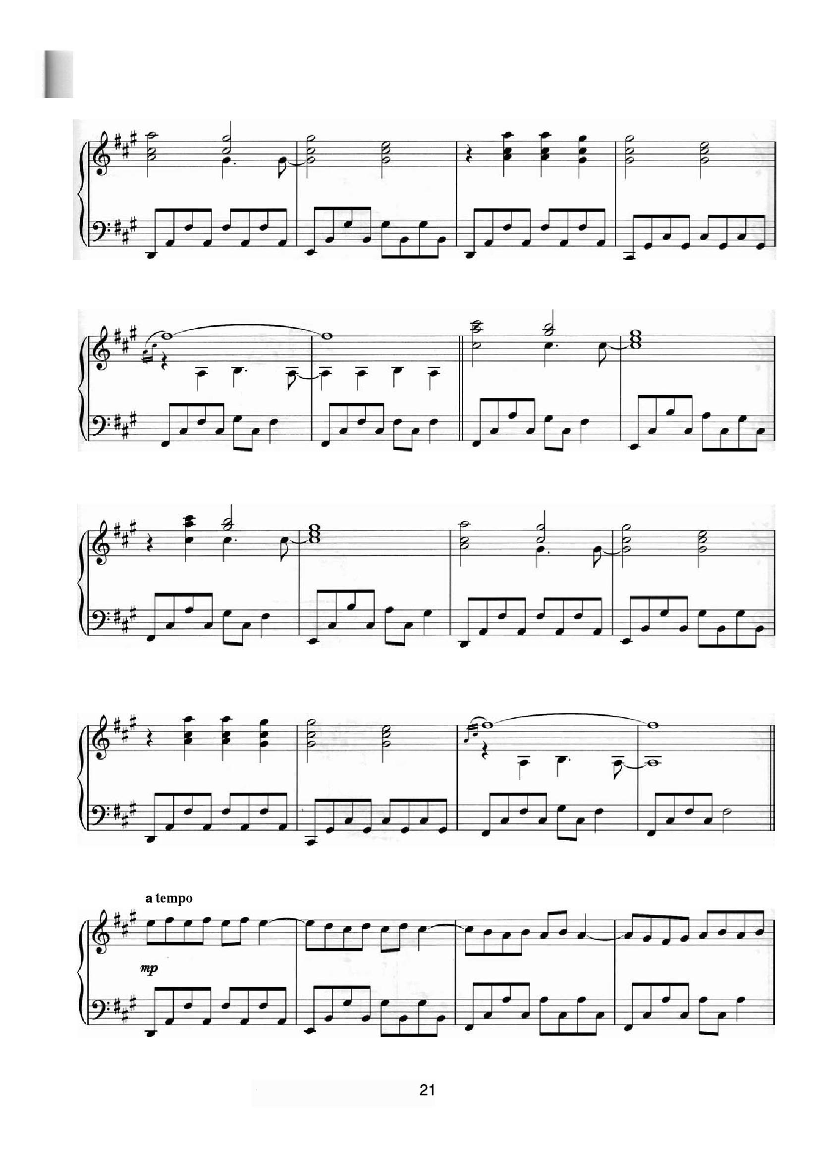 Einaudi Monday6 - نت آهنگ Monday از Einaudi