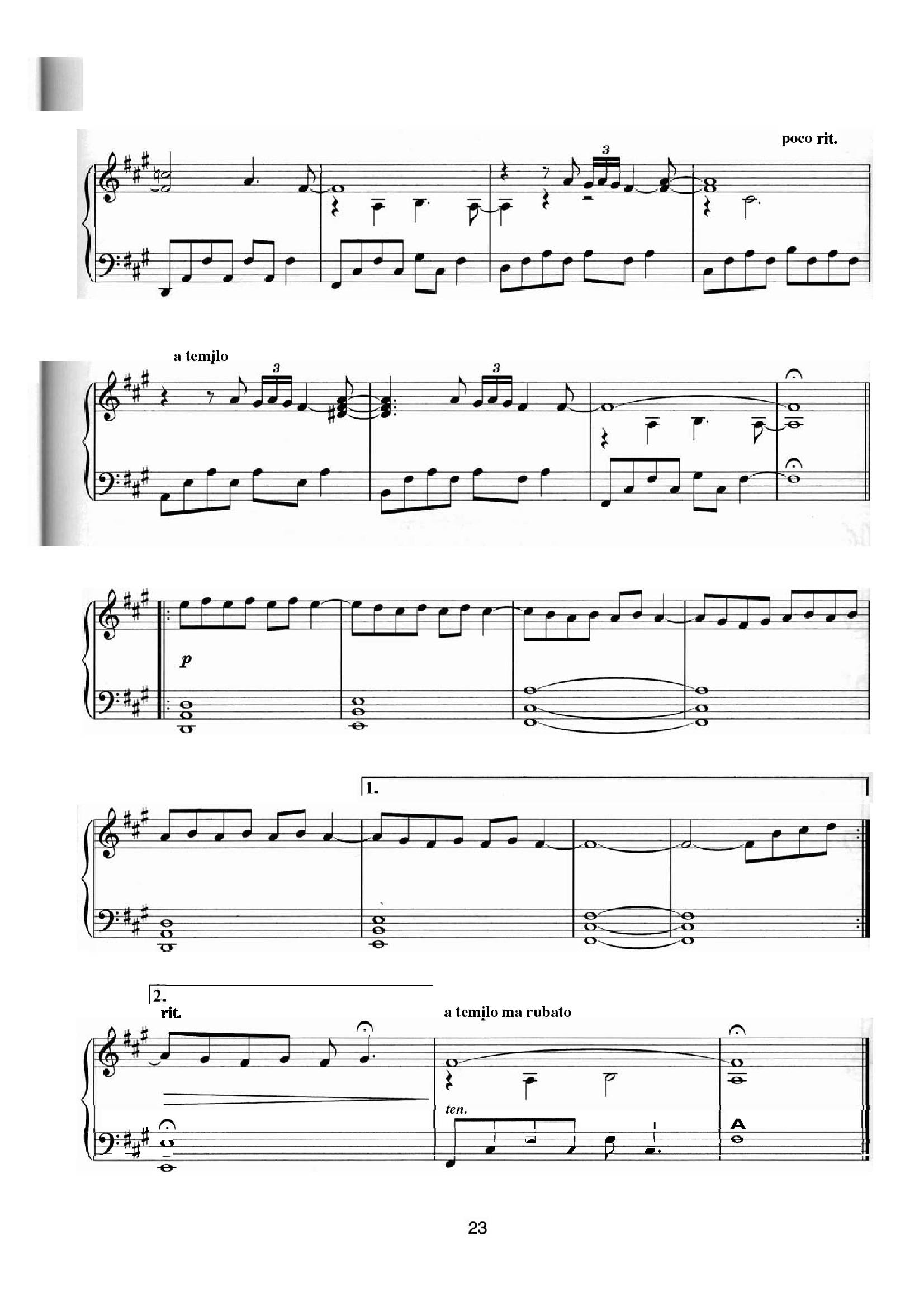 Einaudi Monday8 - نت آهنگ Monday از Einaudi