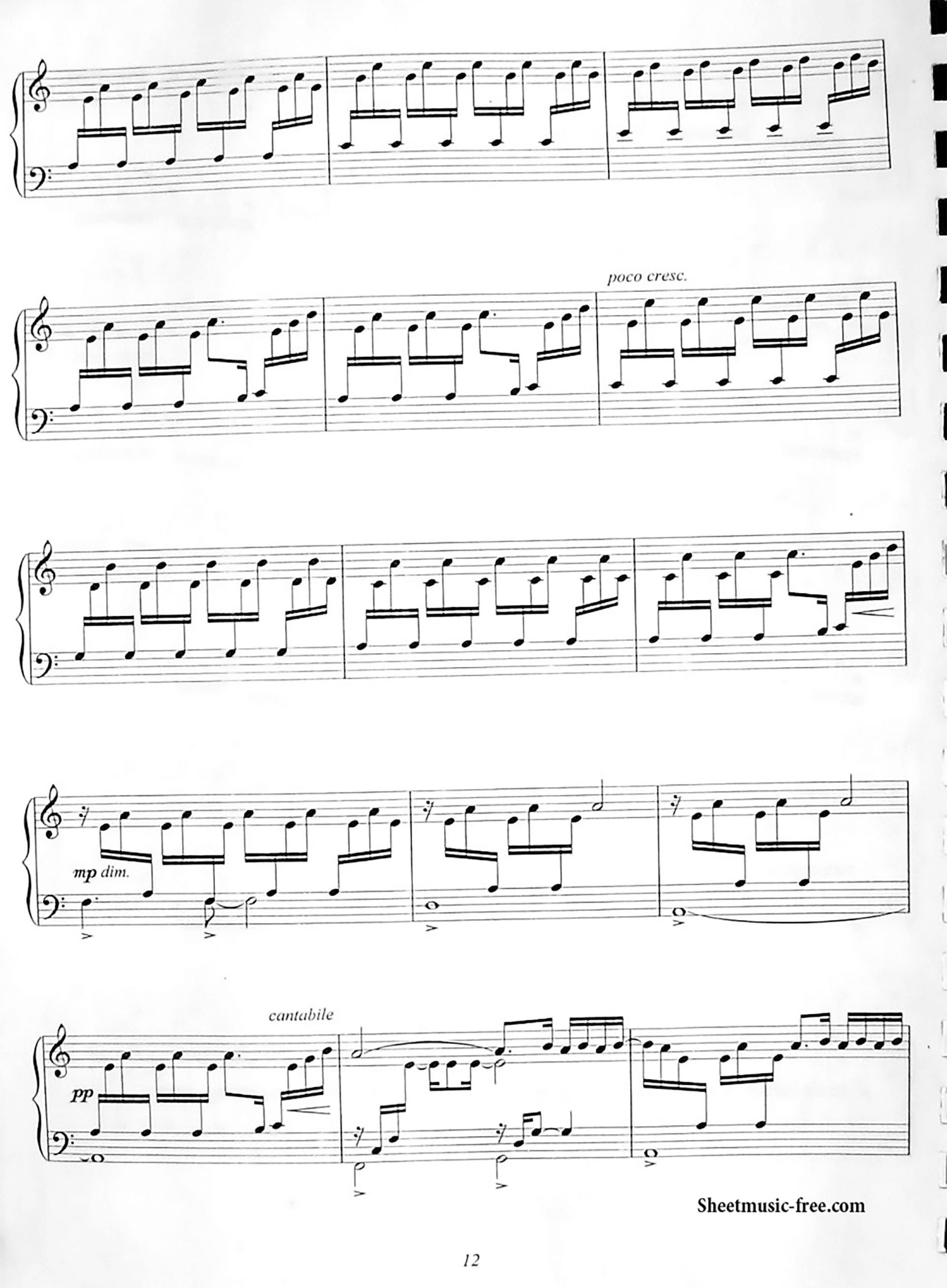 Einaudi Una mattina3 2 scaled - نت آهنگ Una mattina از Einaudi