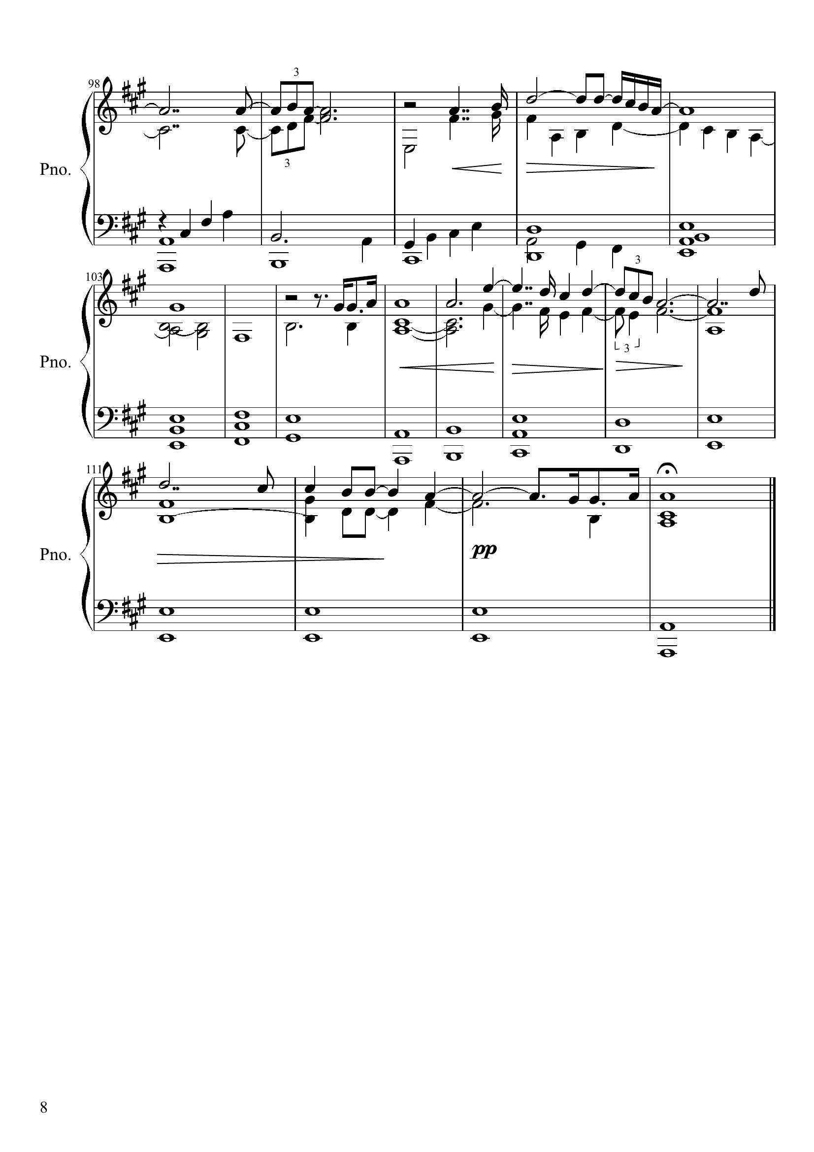 Hans zimmer Now we are free8 - نت آهنگ Now we are free از Hans zimmer