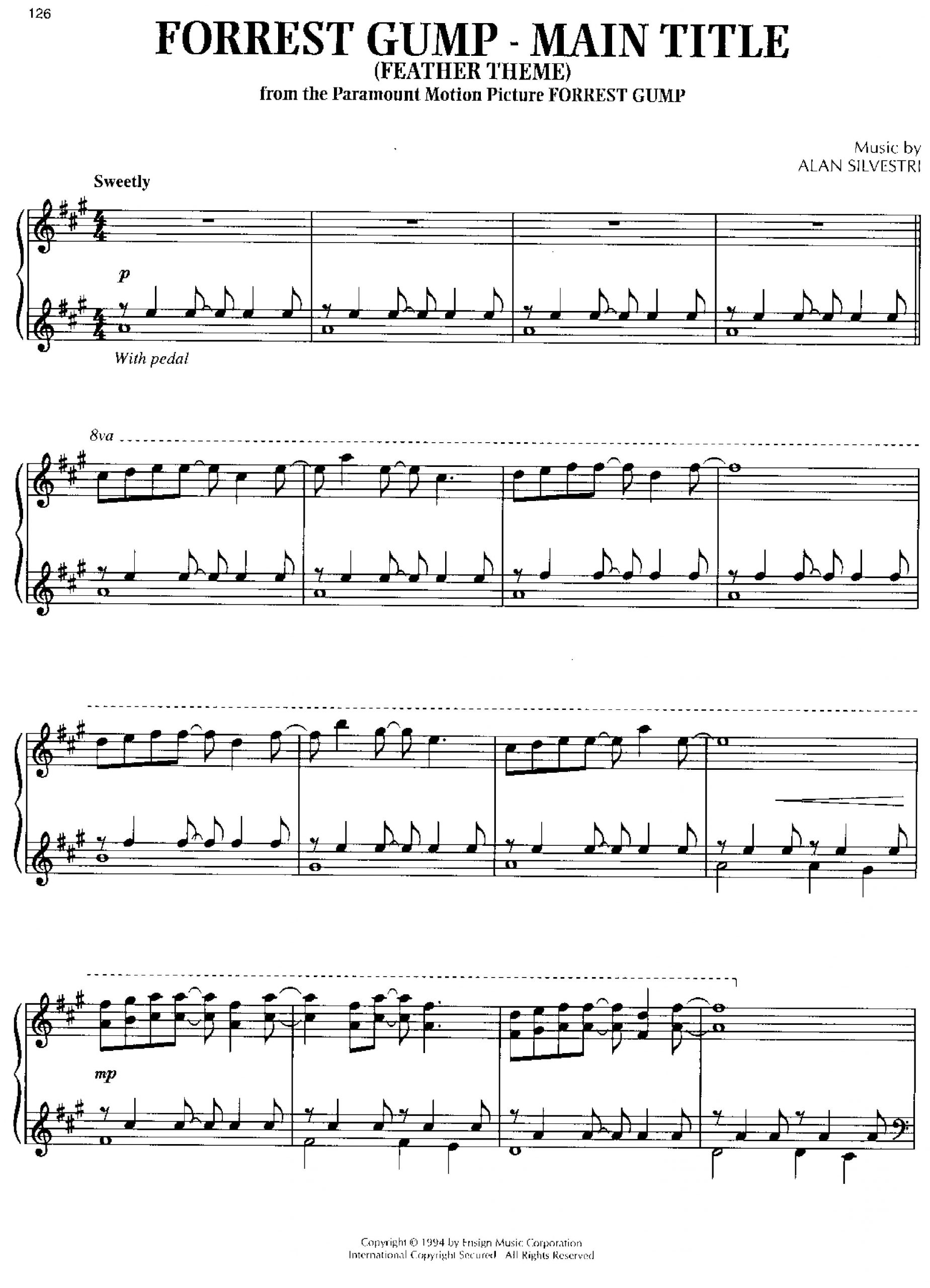 Silvestri Forrest gump1 scaled - نت آهنگ Forrest gump از Silvestri