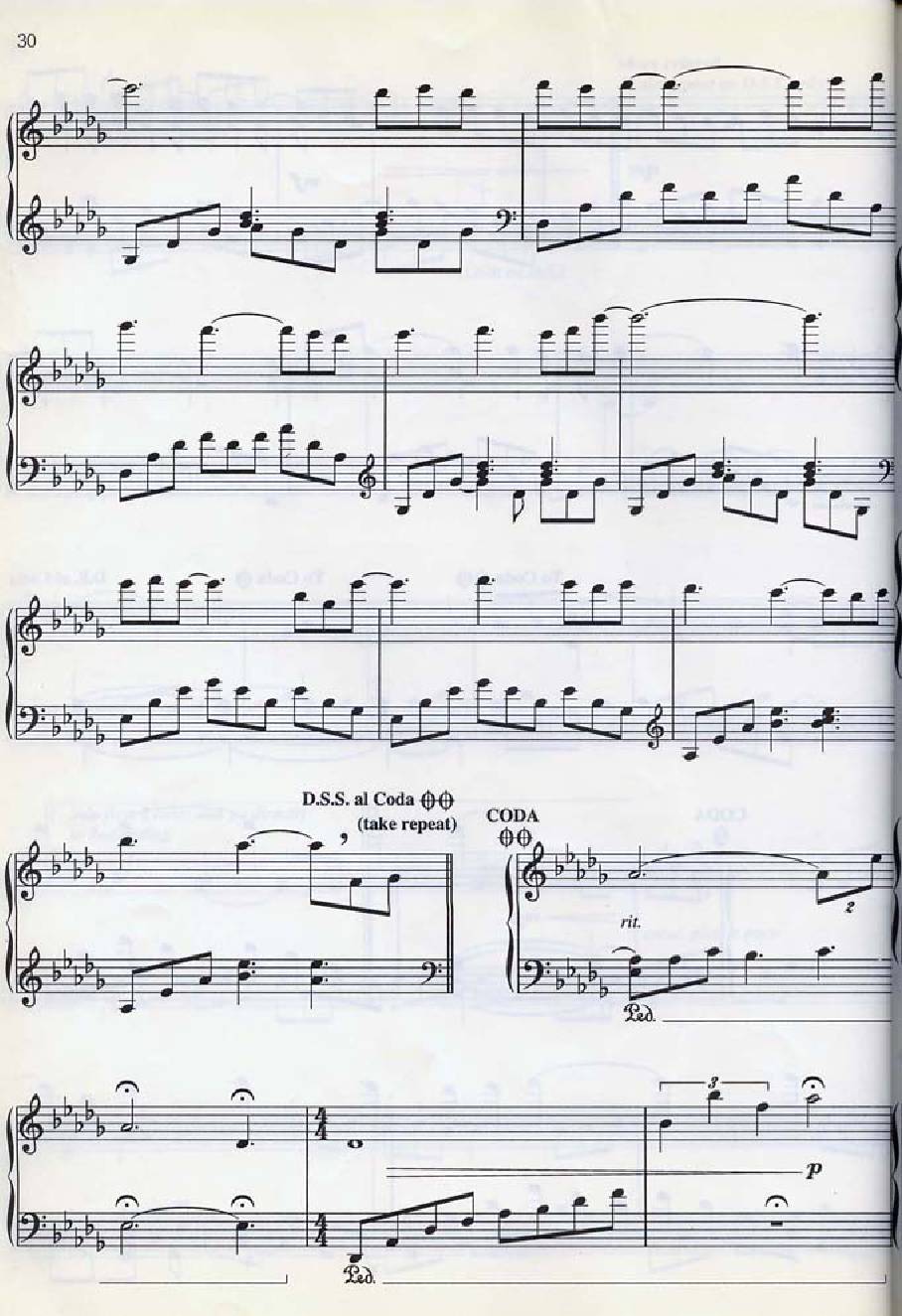 Yanni End of august5 - نت آهنگ End of august از Yanni