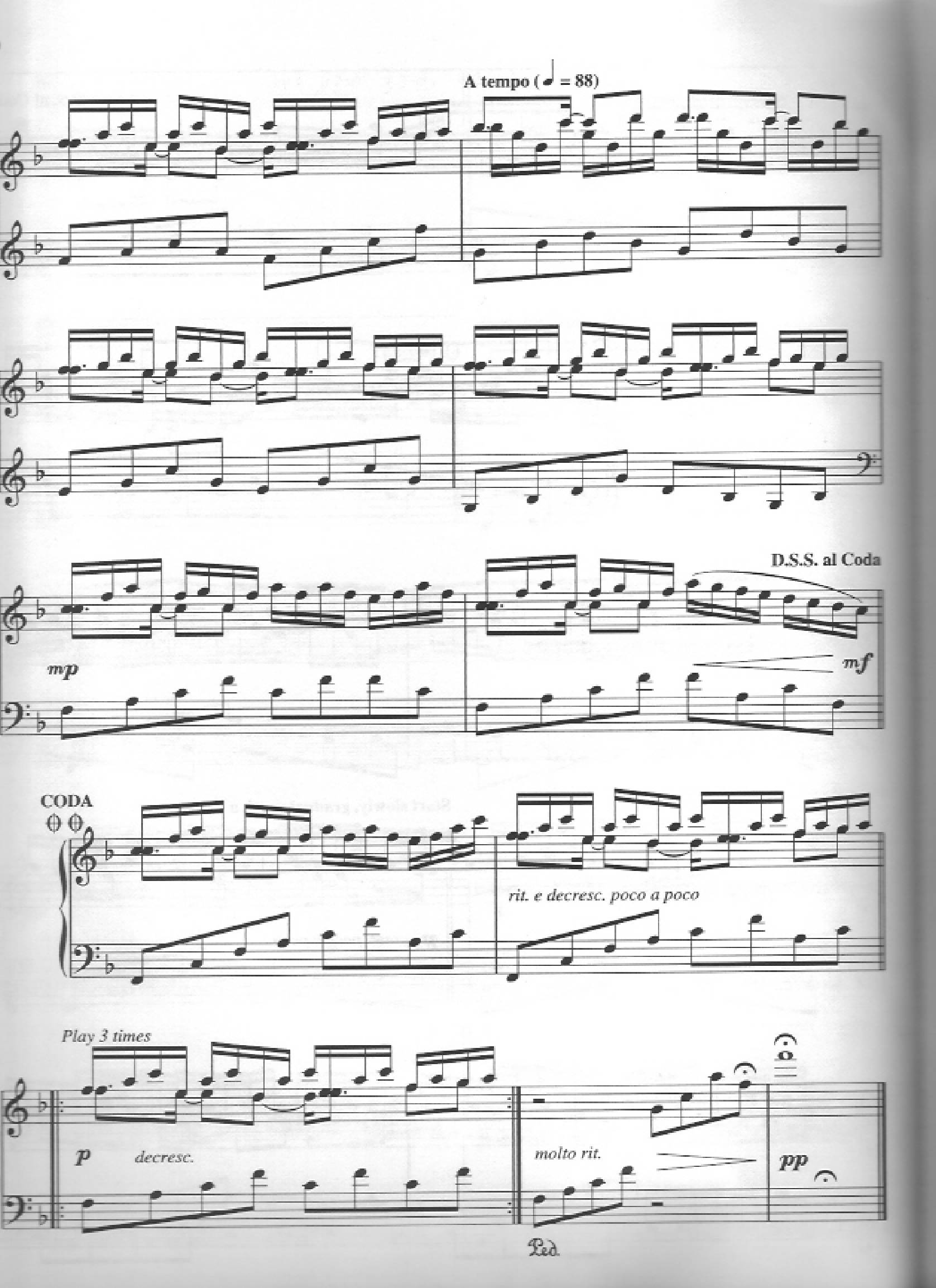 Yanni In the mirror5 - نت آهنگ In the mirror از Yanni