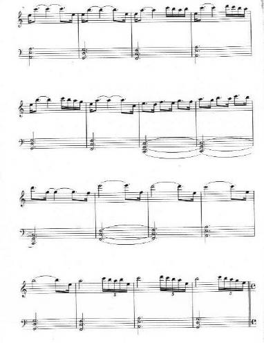 Yanni Santorini2 - نت آهنگ Santorini از Yanni