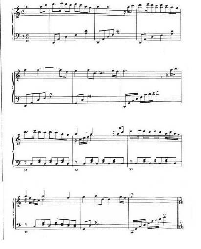 Yanni Santorini3 - نت آهنگ Santorini از Yanni